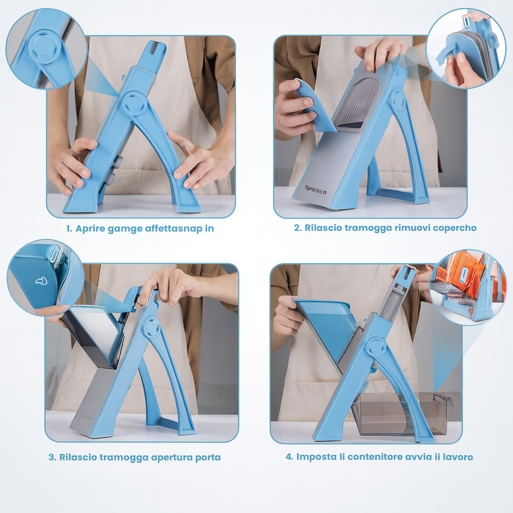 Mandolina Pro 2.0 - Taglio Verticale Professionale 🔪✨