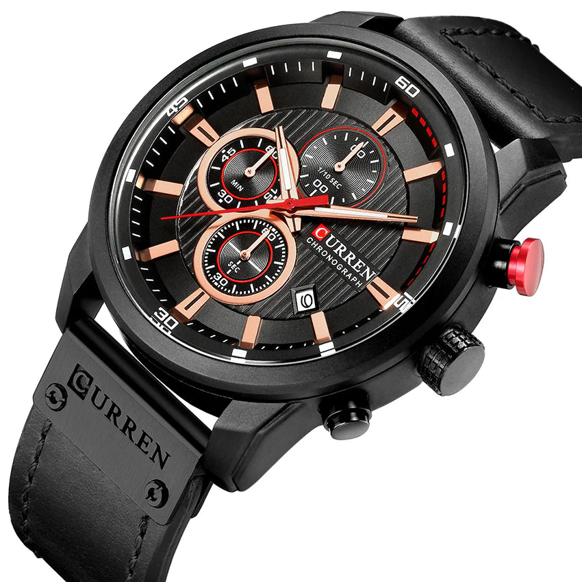 CR Milano Chronograph Cinturino In Pelle