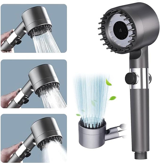 Kit 2 Sussurri PureFlow™ – Soffione Doccia Filtrante ad Alta Pressione