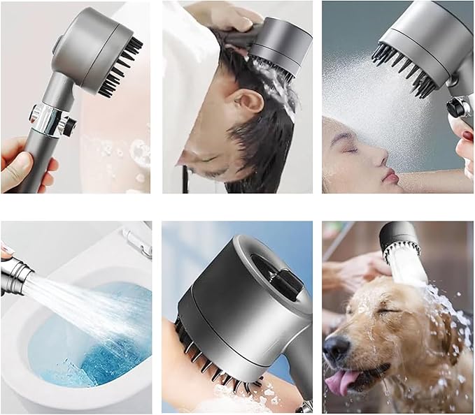 Kit 2 Sussurri PureFlow™ – Soffione Doccia Filtrante ad Alta Pressione