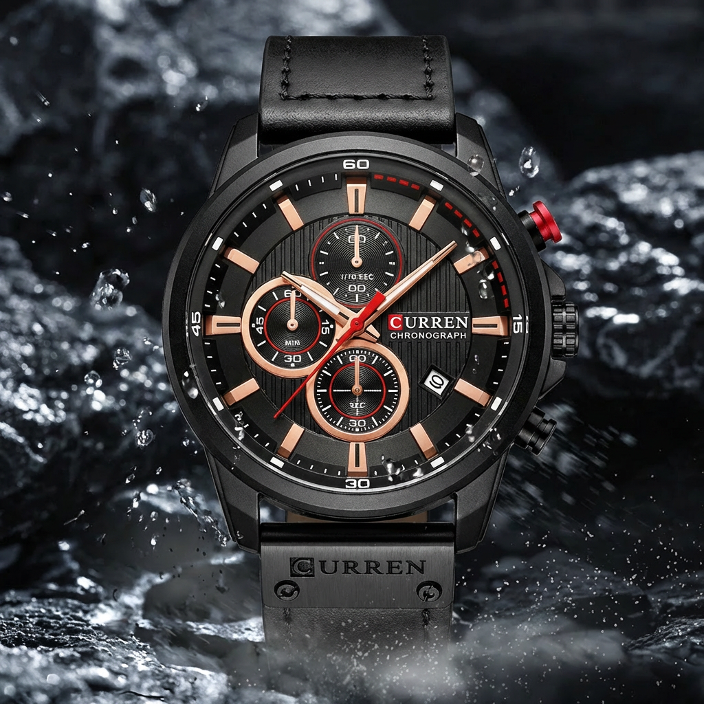 CR Milano Chronograph Cinturino In Pelle